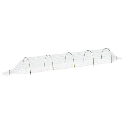 vidaXL Net Tunnel 4 pcs. 1.5x5 m Fiberglass and PP