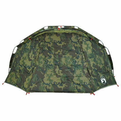 vidaXL Fishing Tent 5 Person Camouflage Pattern Waterproof