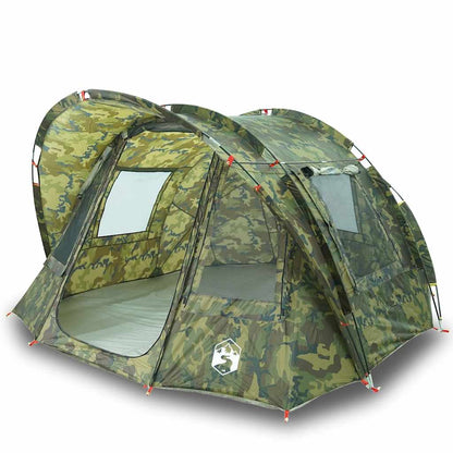vidaXL Fishing Tent 2 Person Camouflage Pattern Waterproof
