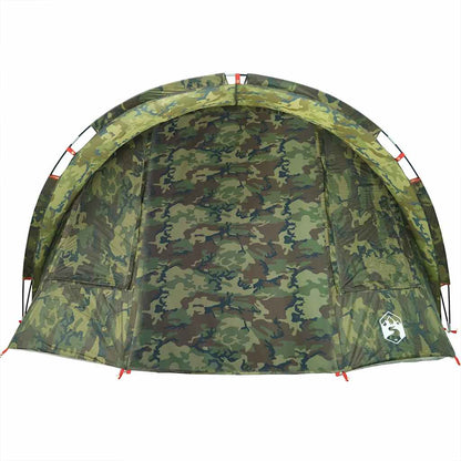 vidaXL Fishing Tent 2 Person Camouflage Pattern Waterproof