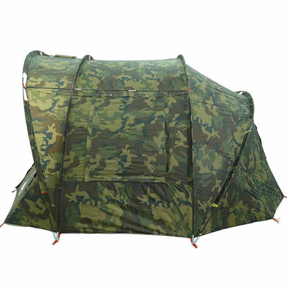 vidaXL Fishing Tent 2 Person Camouflage Pattern Waterproof