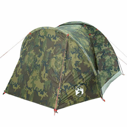 vidaXL Fishing Tent 2 Person Camouflage Pattern Waterproof