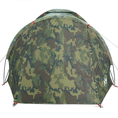 vidaXL Fishing Tent 2 Person Camouflage Pattern Waterproof