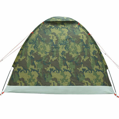 vidaXL Fishing Tent 2 Person Camouflage Pattern Waterproof