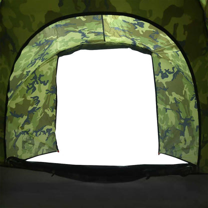 vidaXL Fishing Tent 2 Person Camouflage Pattern Waterproof