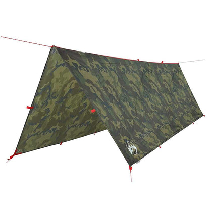 vidaXL Tarp Camouflage Pattern 406x306 cm Waterproof