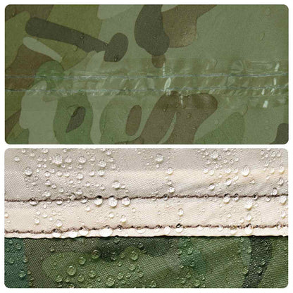 vidaXL Tarp Camouflage Pattern 406x306 cm Waterproof