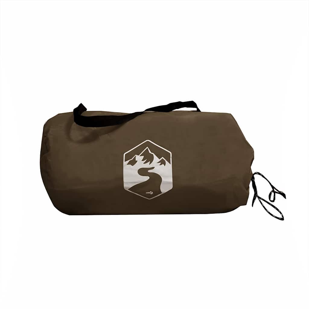 Tarp Braun 4,5x4,2m Wasserdicht Outdoor Regenschutz Bushcraft Camping