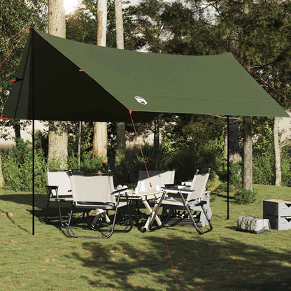vidaXL Tarp Olive Green 462x306x211 cm Waterproof