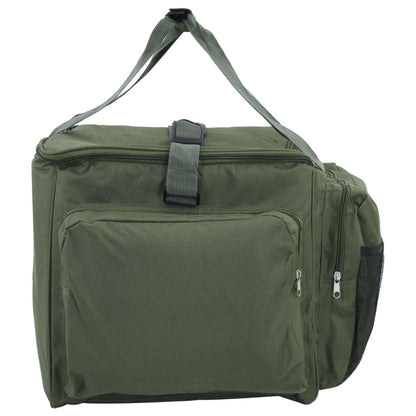Angeltasche wasserdicht isoliert olivgrün 57x35x34 cm Anglertasche Fischertasche