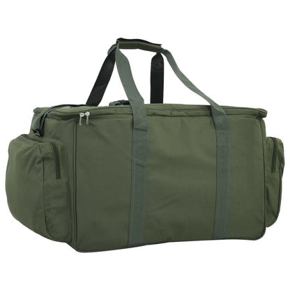 Angeltasche wasserdicht isoliert olivgrün 57x35x34 cm Anglertasche Fischertasche