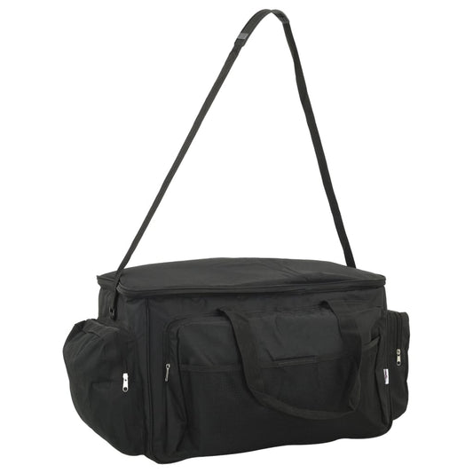 Angeltasche wasserdicht isoliert schwarz 57x35x34 cm Anglertasche Fischertasche