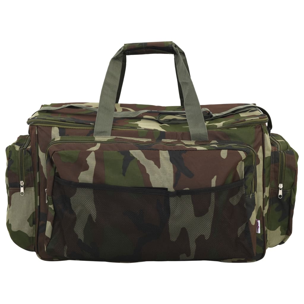 Angeltasche wasserdicht isoliert tarnfleck 70x35x35 cm Jägertasche Fischertasche