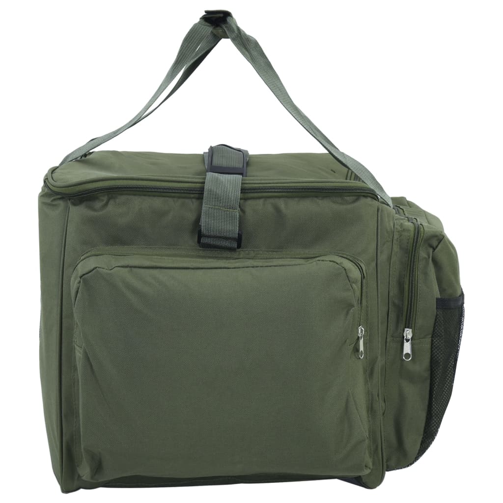 Angeltasche wasserdicht isoliert olivgrün 70x35x35 cm Anglertasche Fischertasche