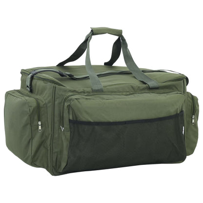 Angeltasche wasserdicht isoliert olivgrün 84x35x35 cm Anglertasche Fischertasche