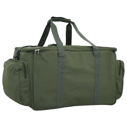 Angeltasche wasserdicht isoliert olivgrün 84x35x35 cm Anglertasche Fischertasche