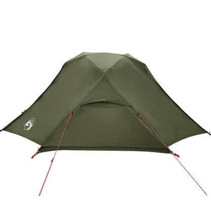 vidaXL Fishing Tent 3 Person Olive Green Waterproof