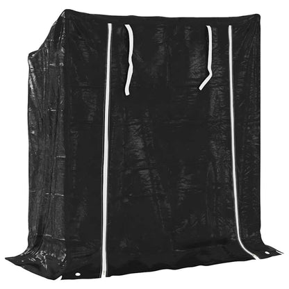 Firewood rack with rain cover 100.5x40.5x110.5 cm wood storage firewood stand