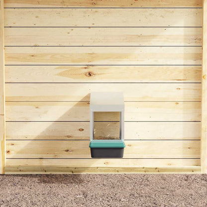 Legenest Hühner-Nistkasten 1 Fach Wandmontage Verzinkter Stahl Abrollnest