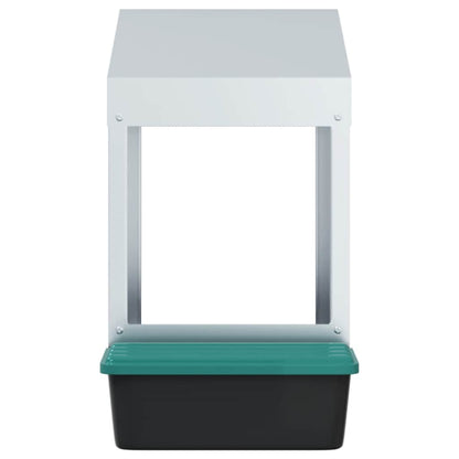 Legenest Hühner-Nistkasten 1 Fach Wandmontage Verzinkter Stahl Abrollnest