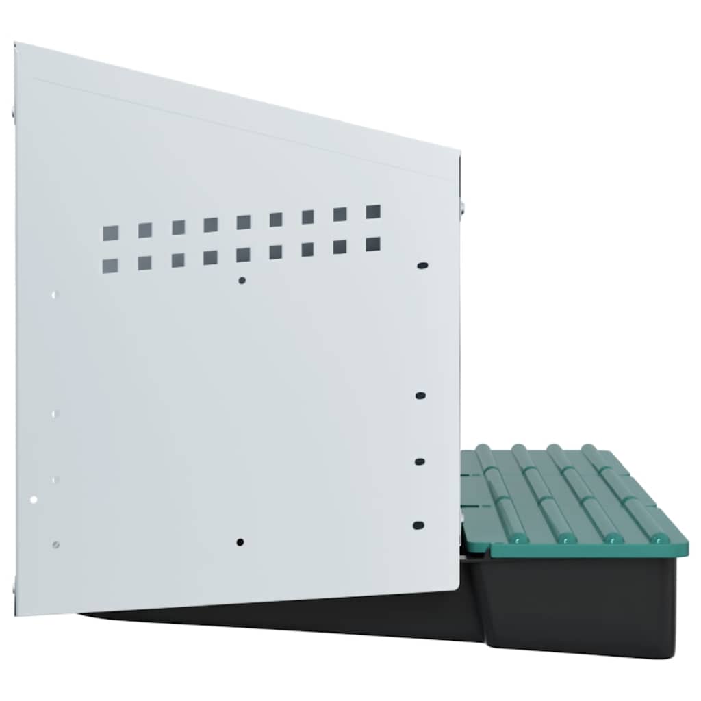 Abrollnest Hühner 3-fach Legenest Metall 79,5x50x46 cm Wandmontage Eierfach