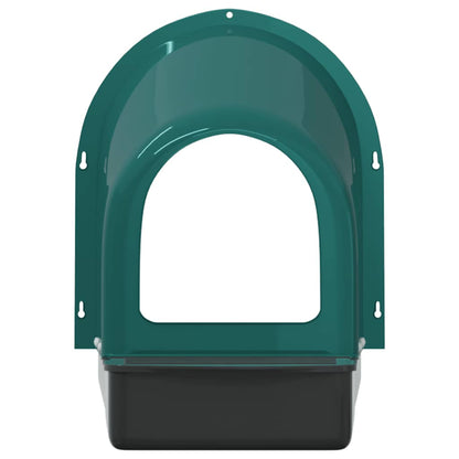 Laying nests, chicken nesting boxes, 4 pcs. Roll-away nest, wall-mounted, hanging, green, plastic