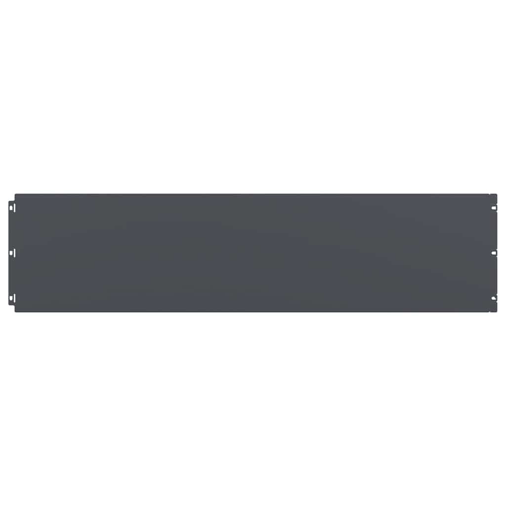 Rasenkanten 20 Stk. Anthrazit 25x103 cm Kaltgewalzter Stahl Beeteinfassung