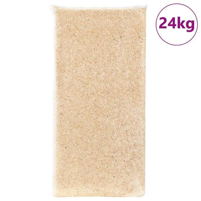 vidaXL Wood Shavings for Animal Bedding Softwood 24 kg