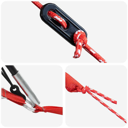 Tunnelzelt mit Dach Grau und Orange 778 x 356 x 210 cm Wasserfest