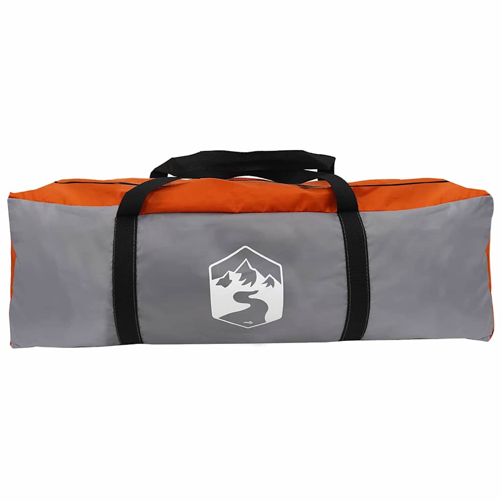 Tunnelzelt mit Dach Grau und Orange 778 x 356 x 210 cm Wasserfest