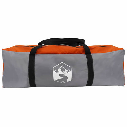 Tunnelzelt mit Dach Grau und Orange 778 x 356 x 210 cm Wasserfest