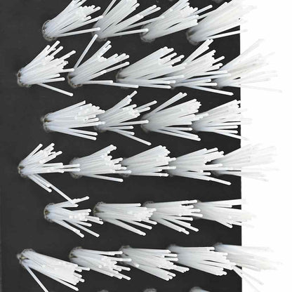 Rinderbürsten Fellbürsten Schwarz und Weiß 84 x 10 x 91 cm Kratzbürsten