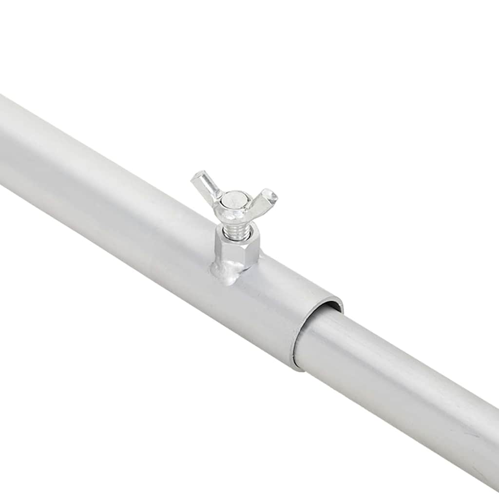 Anhänger-Planenbügel für flache Planenhalterung 4 Stück Silber 100-145 cm