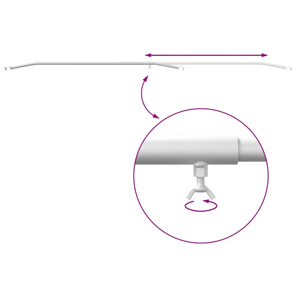 Anhänger-Planenbügel für flache Planenhalterung 3 Stück Silber 130-210 cm
