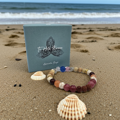 Tri Hiti Karana Bracelet Appreciation 6.5 cm ⌀ Bali Beaded Necklace Flexible