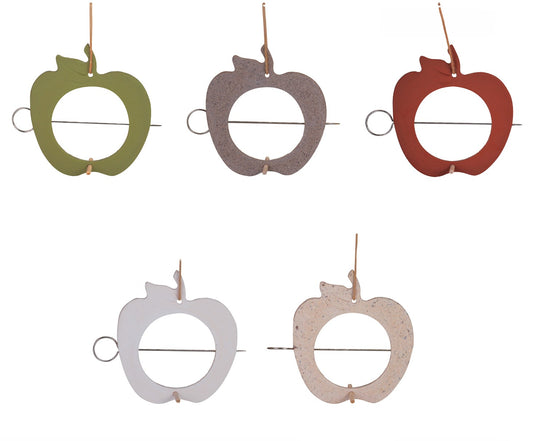 Apfelfutterhalter Meisenknödelhalter 18x16 cm robuster Vogel-Futterhalter