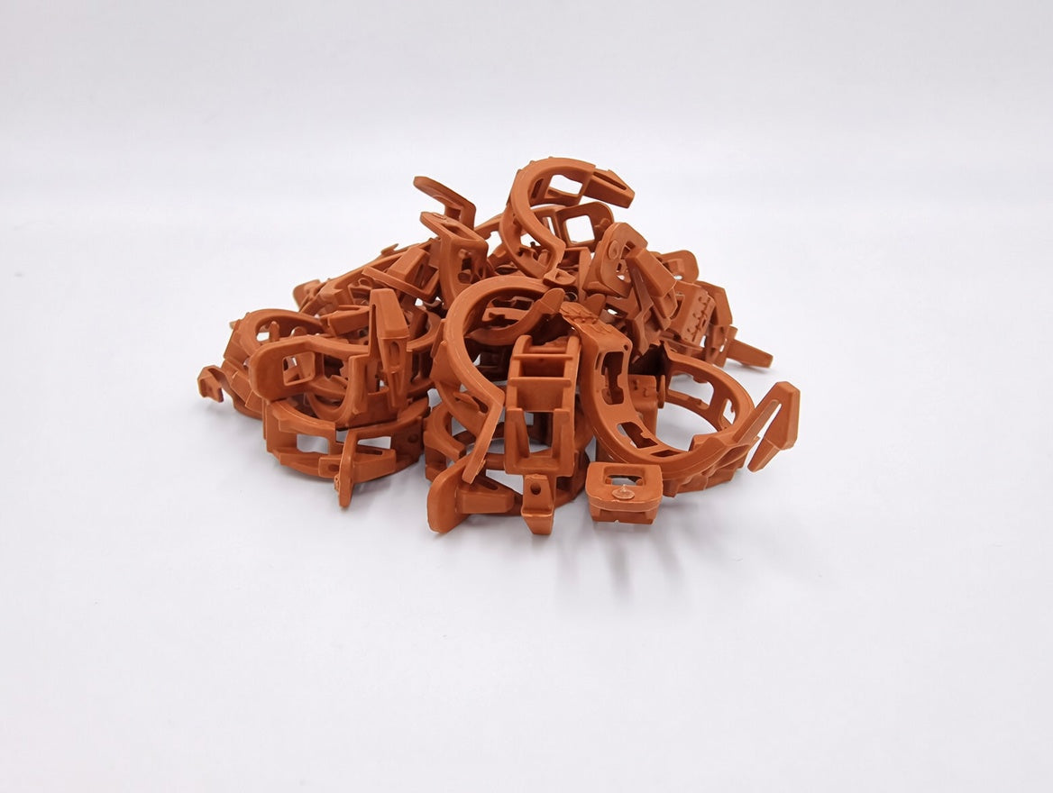 Pflanzenclips für Tomaten Paprika Gurken Rankhilfe ⌀ 22 mm mit Schnurführung 50 Stück