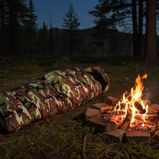 vidaXL Sleeping Bag for Adults, Camping, 3 Seasons