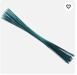 50 Splittstäbe 60 cm Ø 5,5 mm Pflanzstäbe Rankhilfe Pflanzenstab Grün