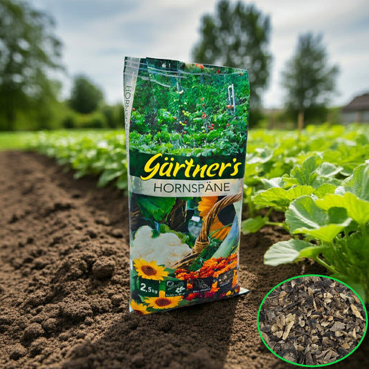 Gaertner's Hornspäne 2,5 kg organischer Naturdünger Stickstoffdünger Gemüse Blumen