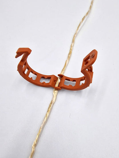Pflanzenclips für Tomaten Paprika Gurken Rankhilfe ⌀ 22 mm mit Schnurführung 50 Stück