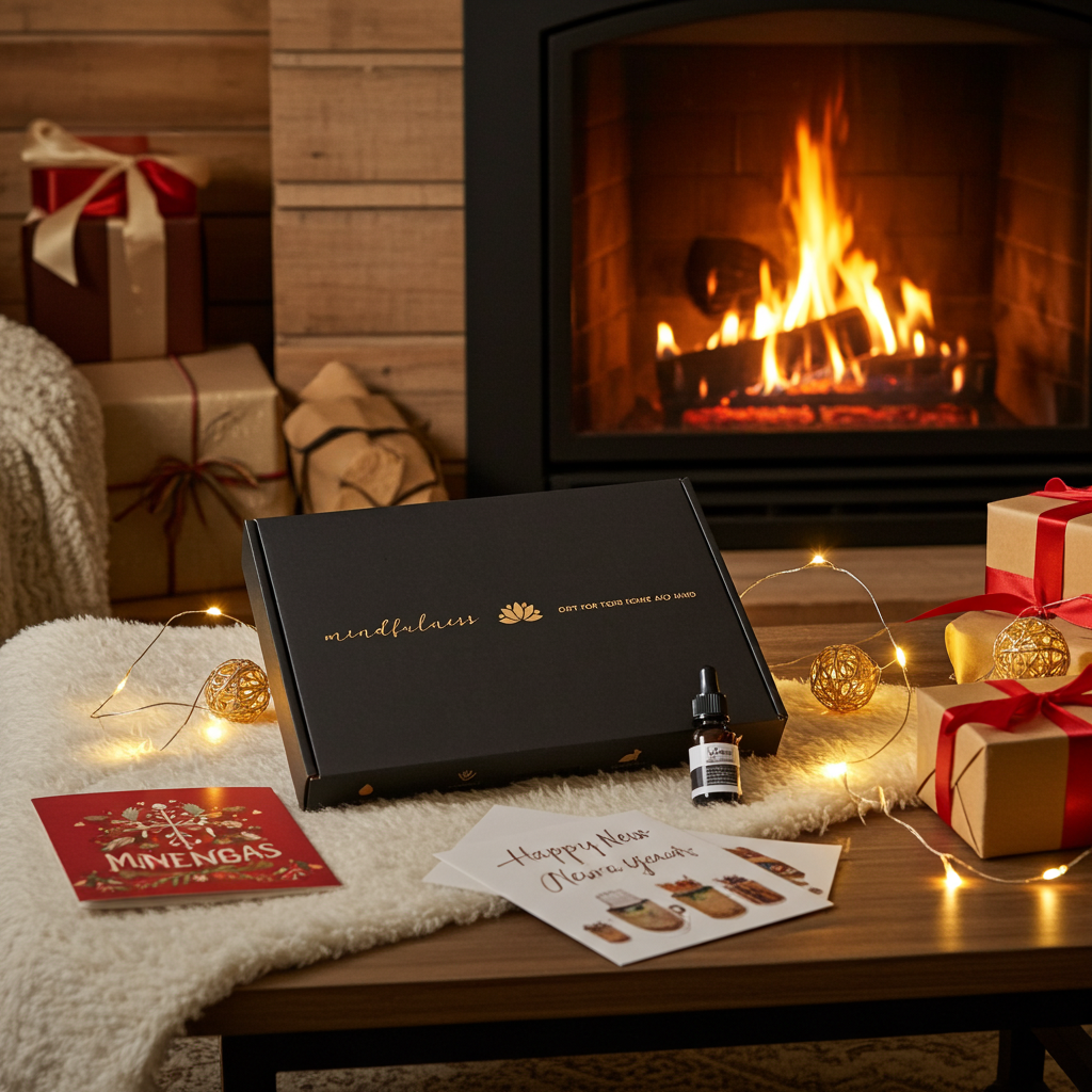 Wellness Geschenk-Set "Serenity Essential" Peeling Creme Badesalz Vitamin-Serum