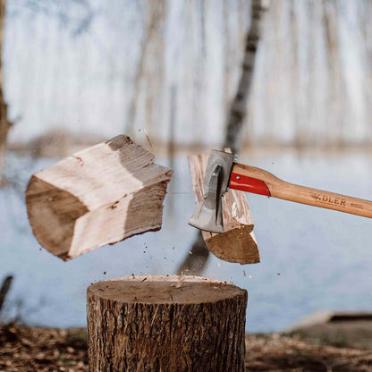 Spaltaxt Axt Spalthammer Holzspalter Spaltkeil geschmiedet hochwertig 800mm