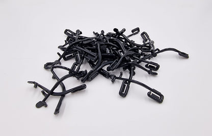 Raspberry clip wire clip for viticulture and berry cultivation, 100 pieces, plastic, 6.5 cm