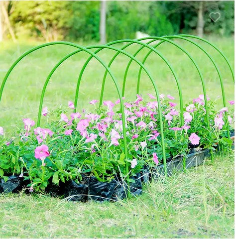 5 x Bögen für Folientunnel Hochbeetabdeckung Insektennetze Grün 50 x 95 cm witterungsbeständig Tunnelbogen