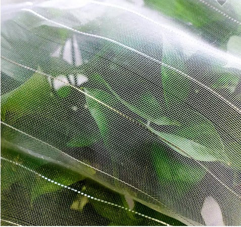 Insektenschutznetz 1,8 x 10 m Weiß feinmaschig 1x1 mm Gemüseschutznetz Garten Gartennetz Pflanzen Laub Netz
