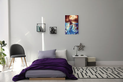 Paint by Numbers for Adults: Mermaid, 40x50 cm, DIY Oil Acrylic Canvas Picture Decoration, Mermaid, 1 Piece