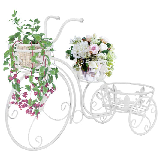 Blumenständer Fahrrad Blumentreppe Vintage Metall Pflanzenständer