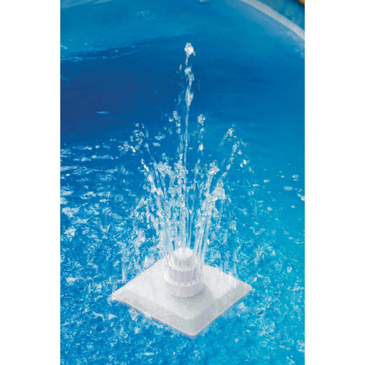 Pool-Springbrunnen griechisch 13-tlg. Weiß 30 x 30 x 17,5 cm Wasserfontaine