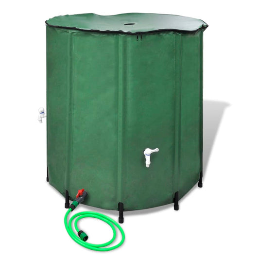 Wasserspeicher Regentonne Wassertank 500L klappbar Regenwasser 80 x 98 cm PVC